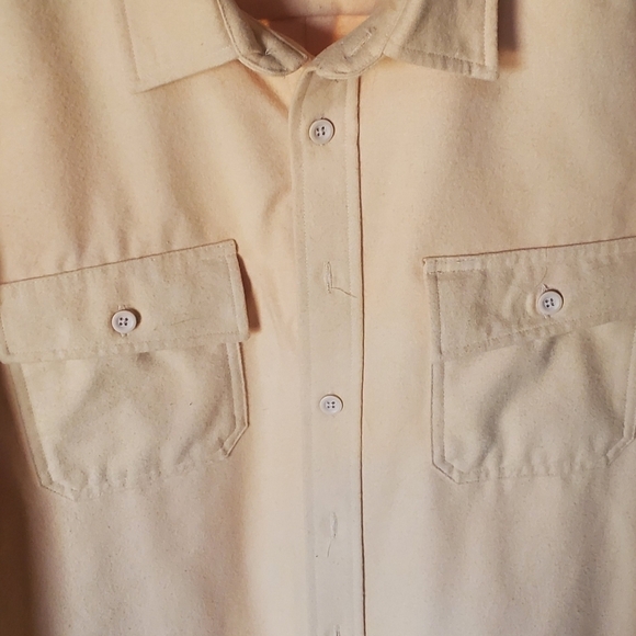 L.L. Bean Yellow Flannel Long Slv Casual Button Down Sz. XL Shirt - Picture 4 of 10